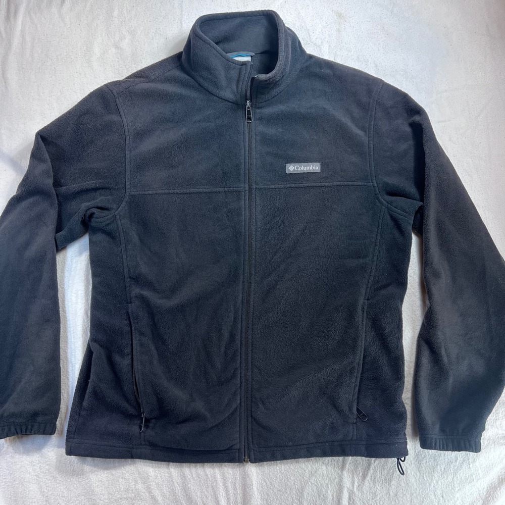 Columbia Mens Steens Mountain Full Zip Fleece Jacket Black Large WM3220